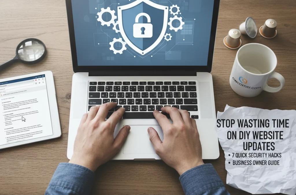 The CW Corner – Stop Wasting Time on DIY Website Updates: 7 Quick Security Hacks Every Business Owner Should Know